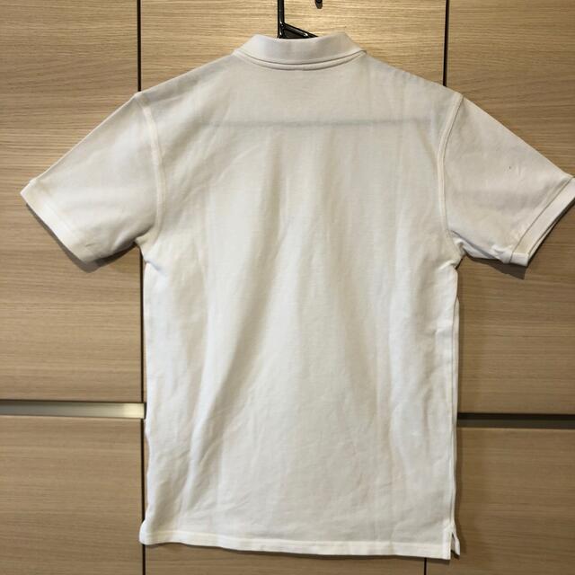 キッズ　白いシンプルポロシャツ　体操着　160 メンズのトップス(ポロシャツ)の商品写真