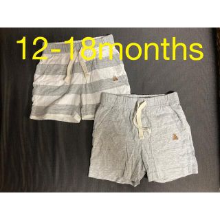 ベビーギャップ(babyGAP)のbaby GAP 短パン 12-18months 2枚セット(パンツ)