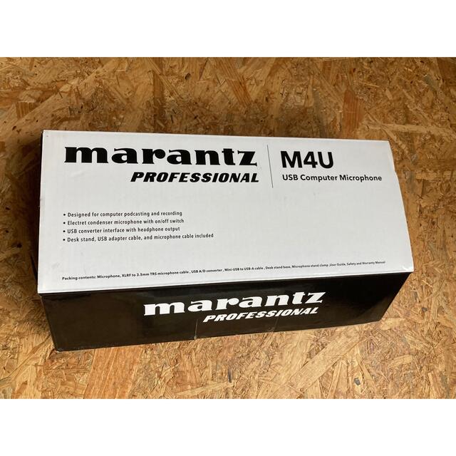 Marantz M4U 楽器のレコーディング/PA機器(マイク)の商品写真