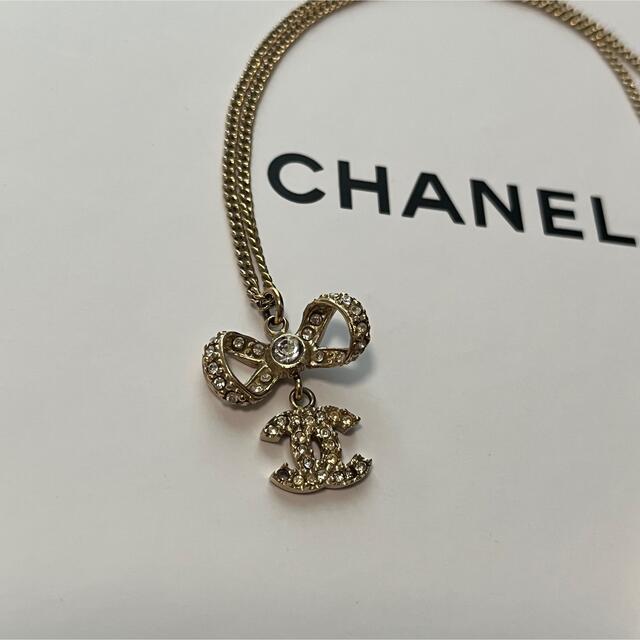 CHANEL リボン ネックレス ココマーク