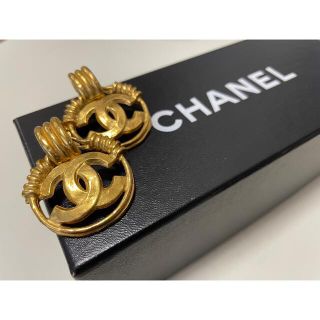 シャネル(CHANEL)の希少　本物　CHANELヴィンテージ イヤリング 93年 シャネル(イヤリング)