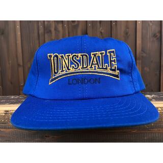 USA製　lonsdale キャップ　青　デッドストック　訳あり　90's