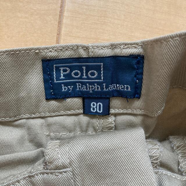 POLO RALPH LAUREN(ポロラルフローレン)の最終値下げ ラルフローレン  ポロラルフローレン  ベビー　80 半ズボン キッズ/ベビー/マタニティのベビー服(~85cm)(パンツ)の商品写真