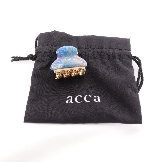 acca(アッカ)のacca アッカ　クリップ　レディース　ブルー レディースのヘアアクセサリー(バレッタ/ヘアクリップ)の商品写真