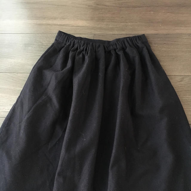 SM2(サマンサモスモス)のネイビー フレアスカート レディースのスカート(ひざ丈スカート)の商品写真