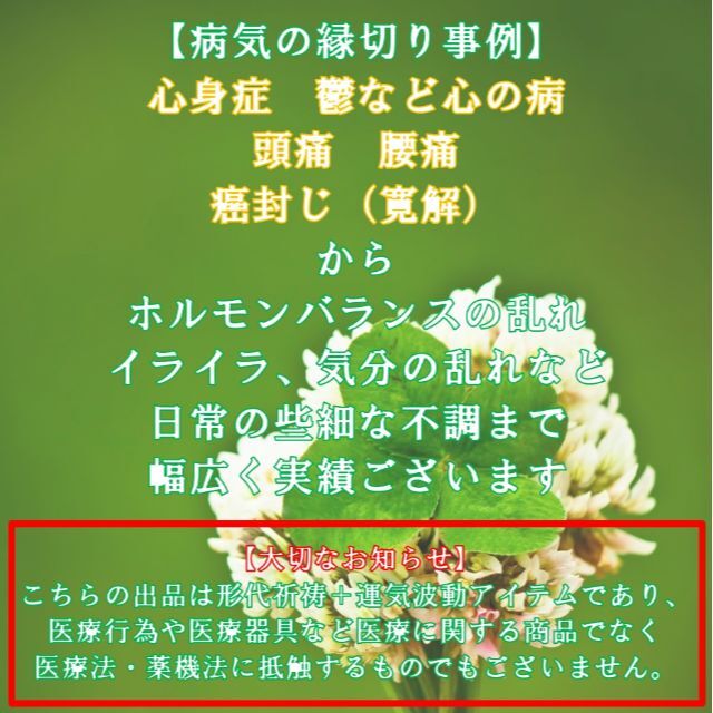 【直筆名入れ祈祷】病気平癒★お守り形代・縁切り縁結び強力・健康・霊視鑑定・占い 1