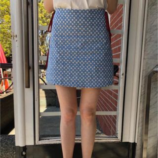 エピヌ(épine)のside ribbon flower skirt(ミニスカート)