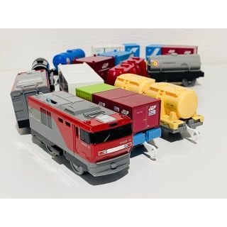 タカラトミー(Takara Tomy)のプラレール いっぱいつなごう金太郎＆貨車セット　EH500(鉄道模型)