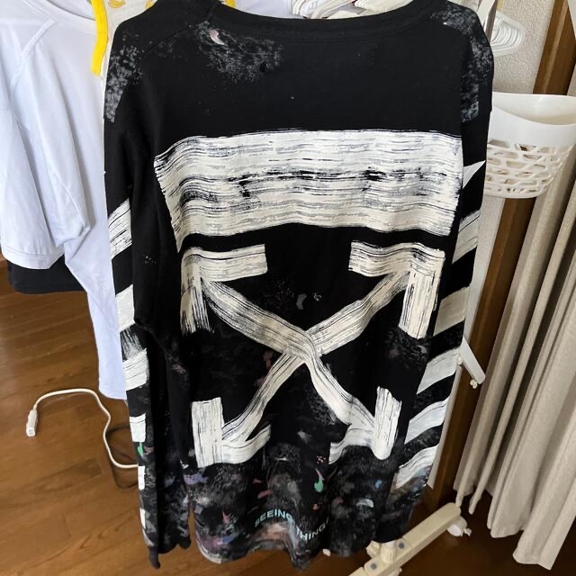 OFF-WHITE GALAXY オフホワイトギャラクシー 長袖Tシャツ S