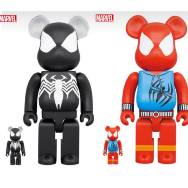 エンタメ/ホビーbe@rbrick SPIDERMAN 100％&400％ セット