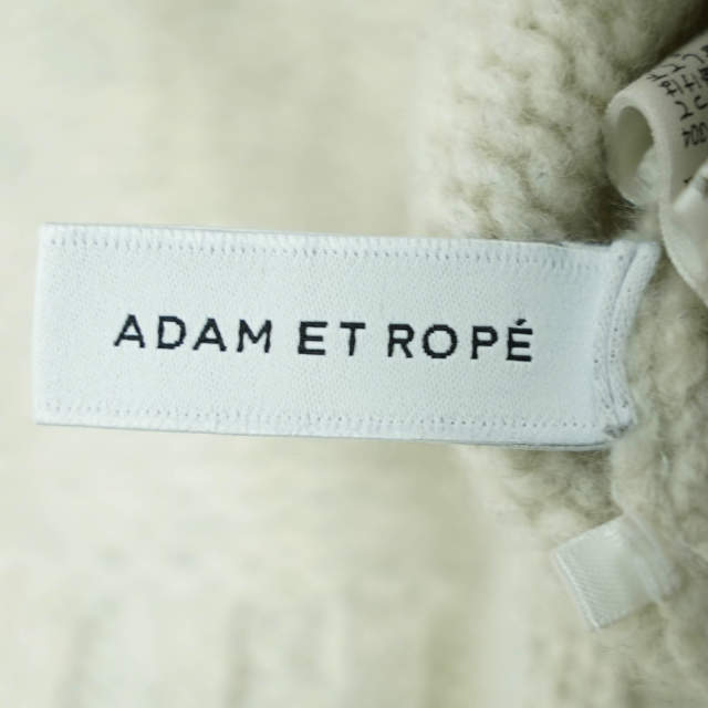 Adam et Rope'(アダムエロぺ)のADAM ET ROPE アダムエロペ 21AW タスマニアウールセーラープルオーバー GAM21090 Free オフホワイト セーター ニット ハーフジップ トップス【中古】【ADAM ET ROPE】 レディースのトップス(ニット/セーター)の商品写真