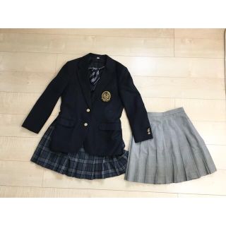 私立高校　制服　本物　４点セット