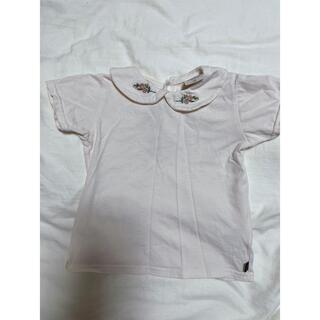 フタフタ(futafuta)のフタフタ　襟刺繍　トップス　90(Tシャツ/カットソー)