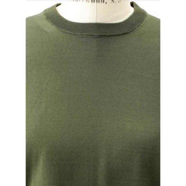 Drawerドロワー ☆完売クルーネックショートスリーブニット シアー新品