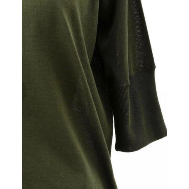 Drawerドロワー ☆完売クルーネックショートスリーブニット シアー新品