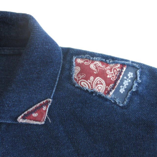 セール好評 POLO RALPH LAUREN ポロ ラルフローレン ポロシャツ 半袖 ポニー刺繍 ペイズリー デニム調 Mの通販 by ベクトル  ラクマ店｜ポロラルフローレンならラクマ