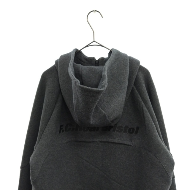 F.C.R.B./F.C.Real Bristol/FCRB エフシーアールビー/エフシーレアルブリストル 21AW VENTILATION HOODIE ベンチレーションフーディ ジップアップパーカー グレー FCRB-212061 3