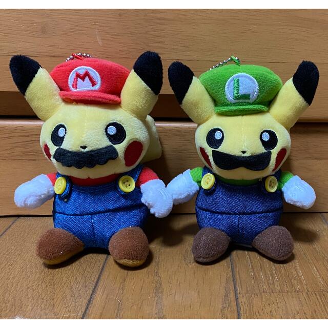 ポケモン - マリオピカチュウ ルイージピカチュウ マスコットの通販 by