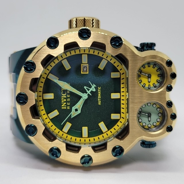 Invicta 52mm リザーブ ボルト マグナム トリア グリーン×ゴールド