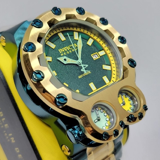 Invicta 52mm リザーブ ボルト マグナム トリア グリーン×ゴールド