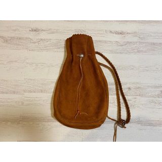 goro's - ゴローズ 良品 巾着バックM 赤茶 タスキ掛け仕様の通販 by