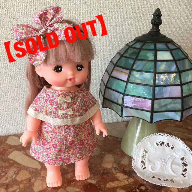 ソランちゃん【sold out】メルちゃん　ハンドメイドのワンピースと髪飾り