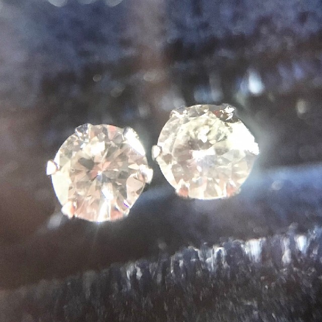 限定 クーポン10% (写真変更)No.324 プラチナダイヤモンド 0.36ct - ピアス