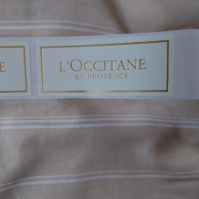 L'OCCITANE(ロクシタン)のロクシタン  ショップシール ２枚 レディースのバッグ(ショップ袋)の商品写真