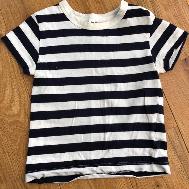 MUJI (無印良品)(ムジルシリョウヒン)の無印　Tシャツセット　80センチ キッズ/ベビー/マタニティのベビー服(~85cm)(Ｔシャツ)の商品写真