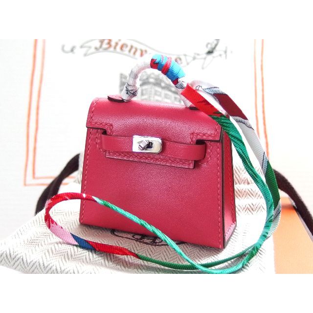 HERMES - エルメス　マイクロケリーチャーム　ローズアザレ　ケリーツイリー