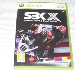 エックスボックス360(Xbox360)のxbox360★SBK X SUPERBIKE WORLD(家庭用ゲームソフト)