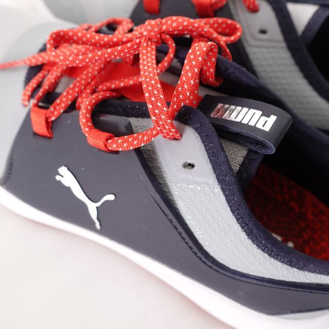 PUMA(プーマ)のPUMA プーマ　イグナイトゴルフシューズ　メンズ　シルバー/ネイビー スポーツ/アウトドアのゴルフ(シューズ)の商品写真