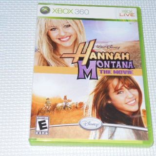 エックスボックス360(Xbox360)のxbox360★HANNAH MONTANA THE MOVIE 海外版(家庭用ゲームソフト)