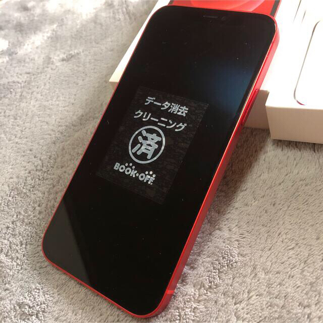 男女兼用 iPhone - 超美品 iPhone12 256GB SIMフリー レッド RED 赤 スマートフォン本体