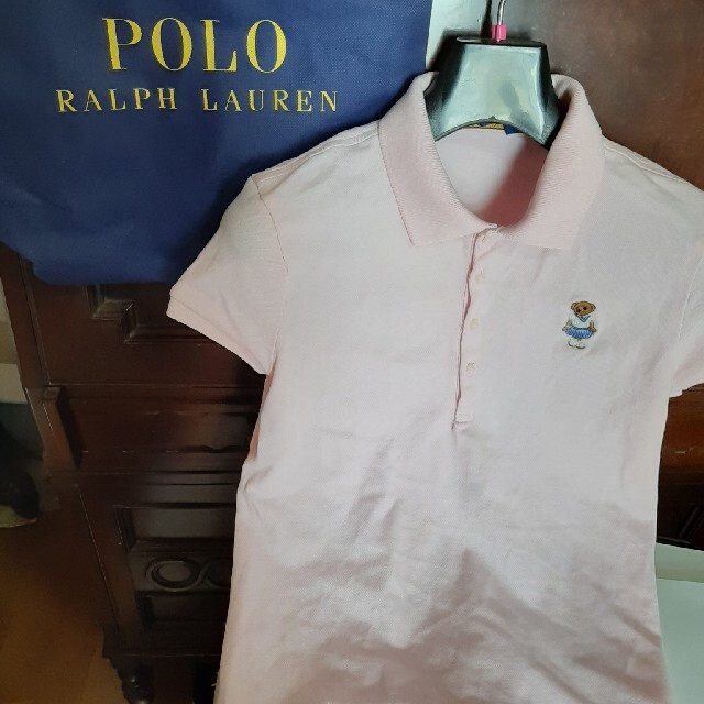 POLO RALPH LAUREN(ポロラルフローレン)のポロベアガールズXLポロシャツ キッズ/ベビー/マタニティのキッズ服女の子用(90cm~)(Tシャツ/カットソー)の商品写真