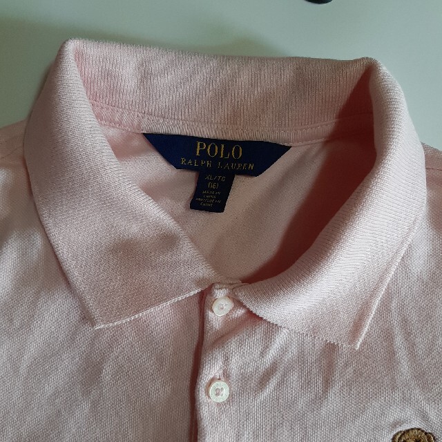 POLO RALPH LAUREN(ポロラルフローレン)のポロベアガールズXLポロシャツ キッズ/ベビー/マタニティのキッズ服女の子用(90cm~)(Tシャツ/カットソー)の商品写真