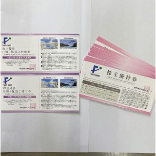 箱根ユネッサン4名入場券+株主優待券10枚(遊園地/テーマパーク)
