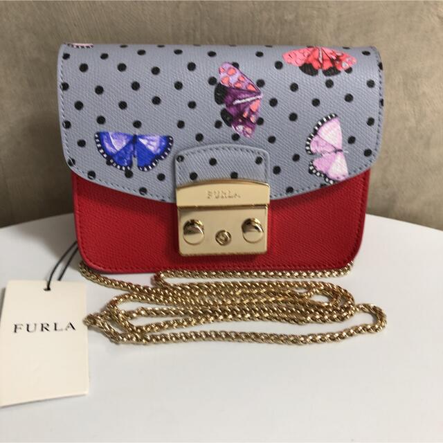 FURLA フルラショルダーバッグ　メトロポリス　蝶々 1