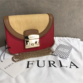 フルラ(Furla)のFURLA フルラショルダーバッグ　メトロポリス　レッド(ショルダーバッグ)