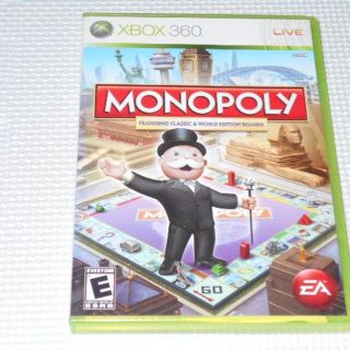 エックスボックス360(Xbox360)のxbox360★MONOPOLY 海外版★箱付・説明書付・ソフト付★動作確認済(家庭用ゲームソフト)