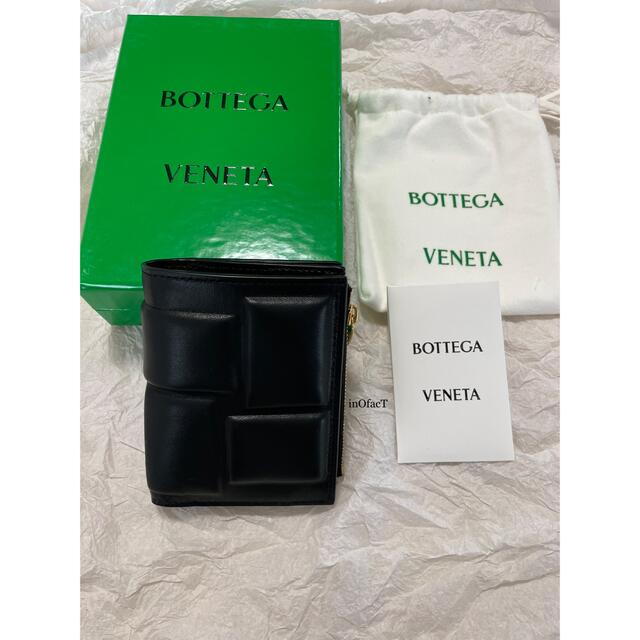 Bottega Veneta - ネロ 新品未使用 Bottega Veneta 2つ折り ファスナーウォレット
