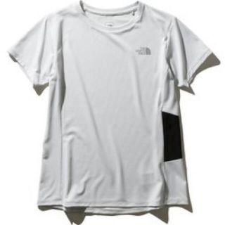 ザノースフェイス(THE NORTH FACE)のノースフェイス フラッシュドライ3Dクルー ティングレー レディースMサイズ(Tシャツ(半袖/袖なし))