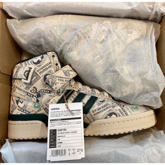 新品未使用】27cm adidas ジェレミースコット フォーラム money
