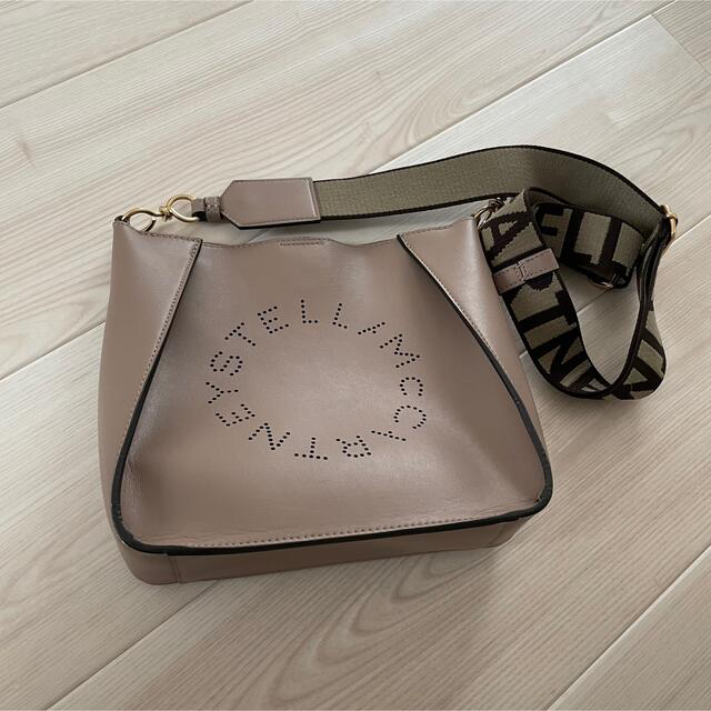 極美品✩Stella McCartney  ロゴ ミニショルダーバッグ レザー