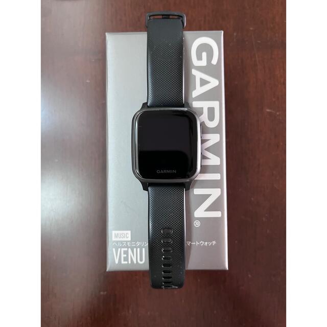 GARMIN Venu SQ Music 黒色腕時計(デジタル)