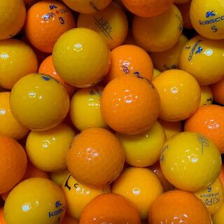 キャスコ(Kasco)の■49・☆ロストボール キャスコ オレンジ混合 20球 A(その他)