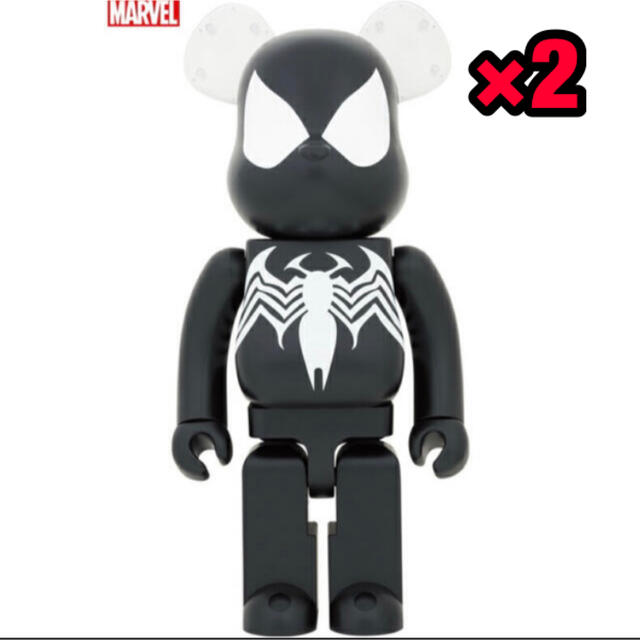 その他BE@RBRICK SPIDER-MAN BLACK COSTUME 1000％