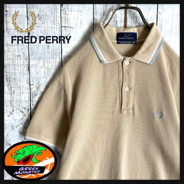 FRED PERRY(フレッドペリー)の【大人気カラー☆定番デザイン】フレッドペリー ポロシャツワンポイント刺繍ロゴ メンズのトップス(Tシャツ/カットソー(半袖/袖なし))の商品写真