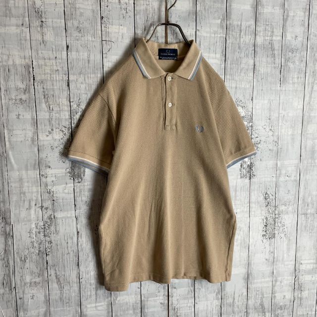 FRED PERRY(フレッドペリー)の【大人気カラー☆定番デザイン】フレッドペリー ポロシャツワンポイント刺繍ロゴ メンズのトップス(Tシャツ/カットソー(半袖/袖なし))の商品写真