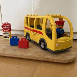 レゴ(Lego)のレゴデュプロ　人形⑨ バスと運転手さん　6点セット(知育玩具)